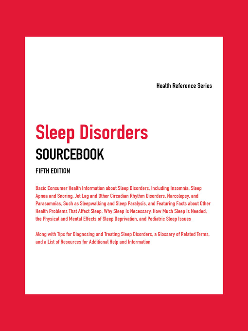 Cover image for Sleep Disorders Sourcebook